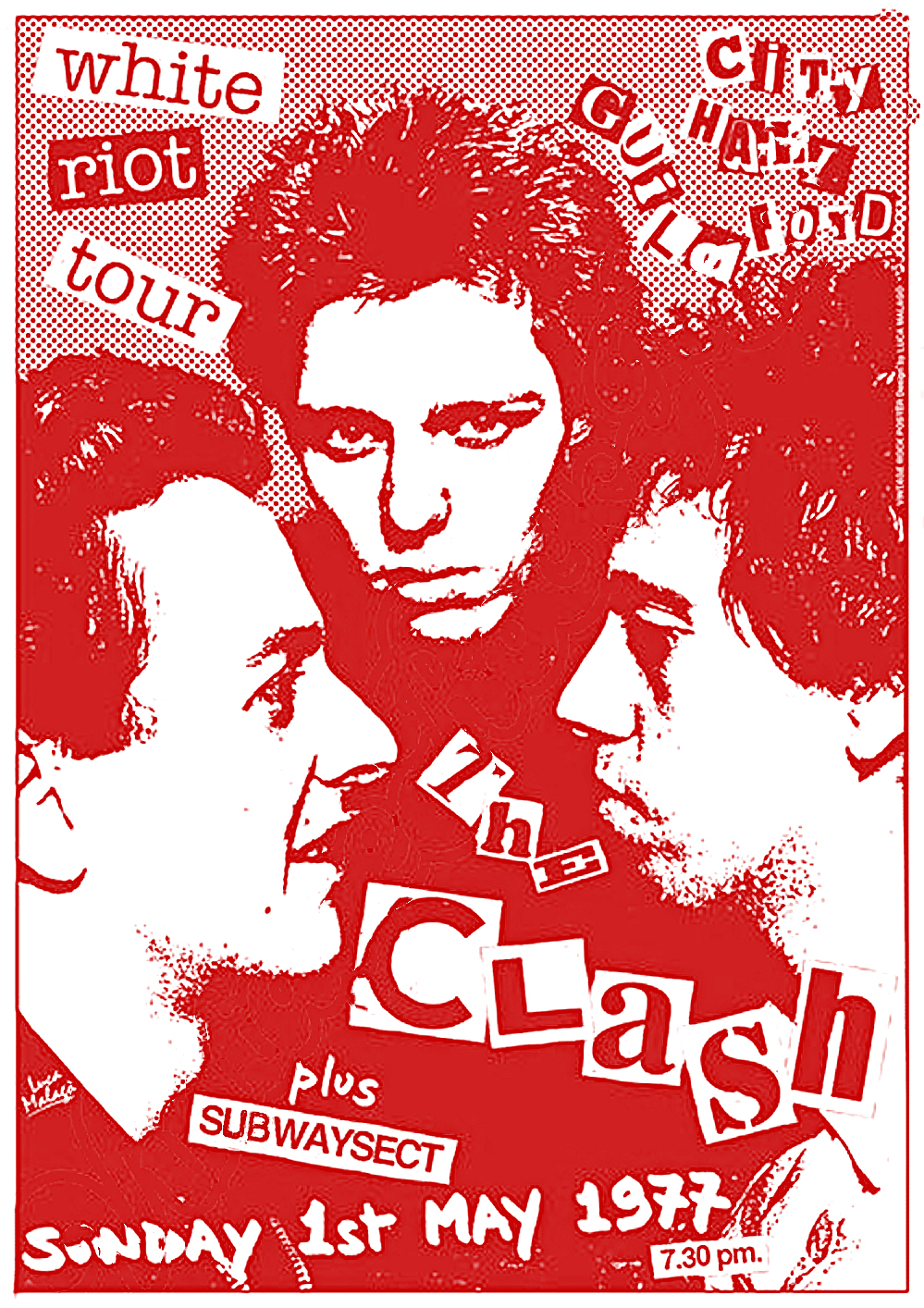 The Clash Live - Sunday 1st May 1976 - White Riot Tour - Guildford